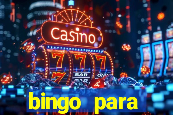 bingo para despedida de solteira para imprimir